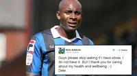Gara-gara Nama, Striker Nigeria Diisukan Terjangkit Ebola