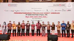 Porsi kredit Bank Sumut dan Bank Jatim masing-masing Rp270 M, Bank Nagari dan Bank Sumsel Babel Rp175 M, Bank Maluku Malut Rp110 M, Bank Papua Rp95 M, Bank Kalteng, Bank Sulselbar dan Bank Kalsel masing-masing Rp85 M serta Bank Bengkulu, Bank NTT dan Bank SulutGo masing-masing Rp50 miliar.