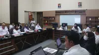 Kementerian Hukum dan HAM Kepulauan Bangka Belitung bersama Bagian Hukum Sekretariat Daerah Kabupaten Belitung Timur (Beltim) laksanakan kegiatan peningkatan pemahaman penyusunan Program Pembentukan Peraturan Daerah (Propemperda) (Foto: Kemenkumham Babel)