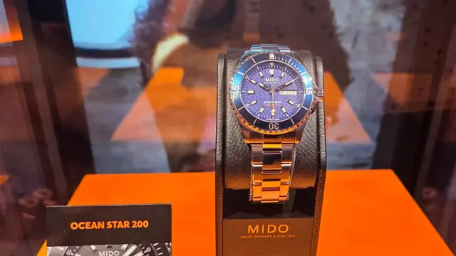 Mido Perkenalkan Ocean Star 200. (Ratnaning Asih/ Liputan6.com)