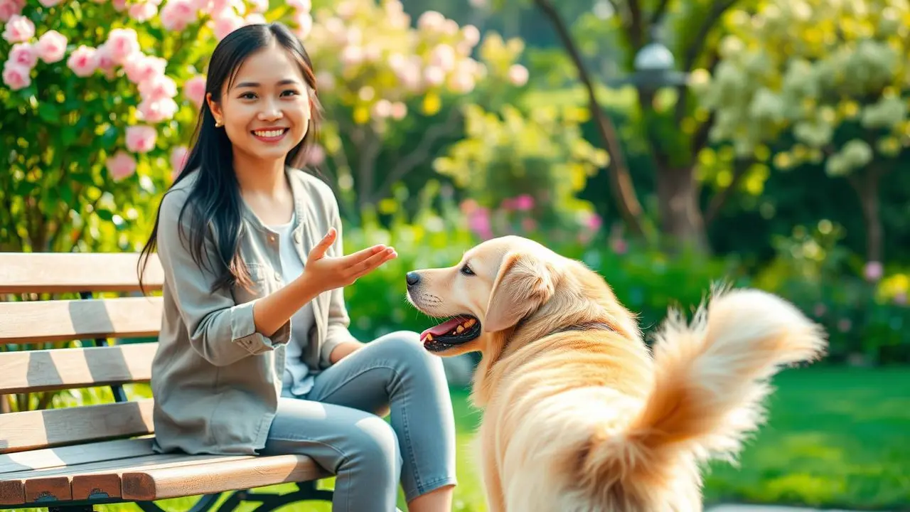 mimpi didekati anjing jinak