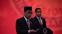 Menteri Perhubungan Budi Karya Sumadi resmi melantik Marsekal Madya TNI Kusworo jadi Kepala Badan Nasional Pencarian dan Pertolongan (Basarnas).