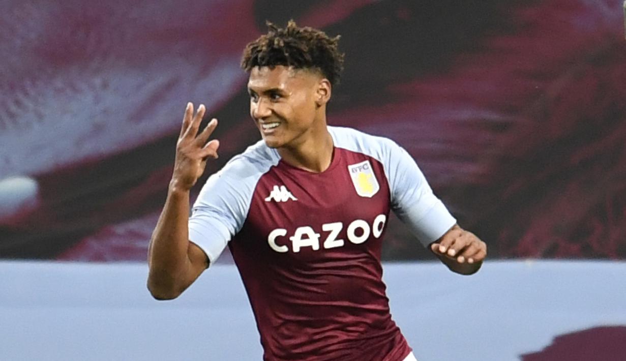 6. Ollie Watkins (Aston Villa) - Penyerang berusia 24 tahun ini menunjukan kualitas apik bersama Aston Villa di awal musim. Ollie Watkins menjadi bintang kemenangan Aston Villa saat mencetak hattrick ke gawang Liverpool. (Peter Powell/Pool via AP)