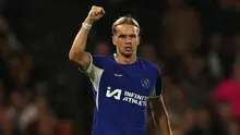 Gelandang Chelsea,&nbsp;Mykhaylo Mudryk. (AFP/Adrian Dennis)