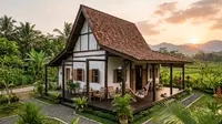 6 Desain Rumah Desa Atap Tinggi agar Udara Terasa Lebih Dingin