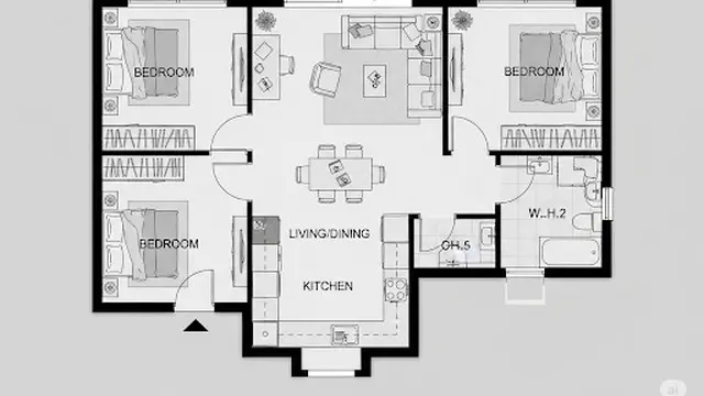 Rumah Sederhana dengan Ruang Multifungsi