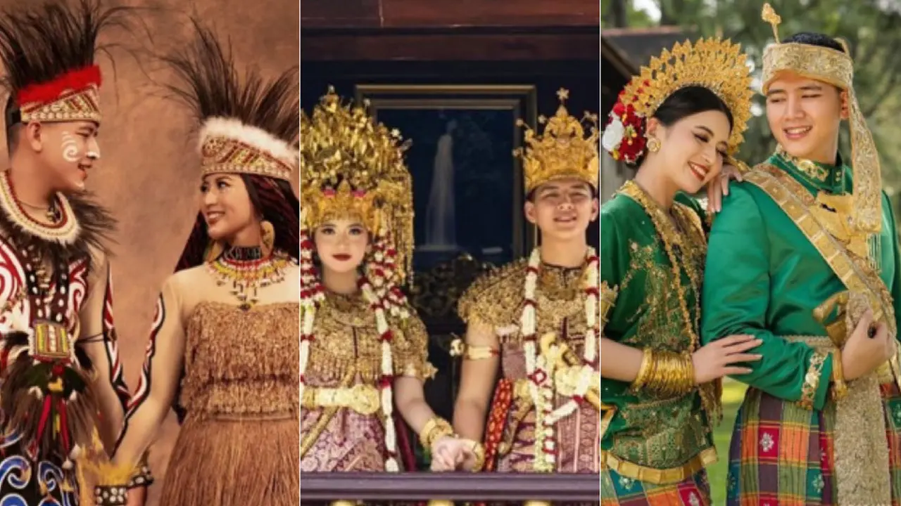 Prewedding Putri Andika Perkasa, Angela Perkasa Kenakan 7 Pakaian Adat Indonesia