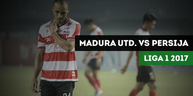 VIDEO: Highlights Liga 1 2017, Madura United vs Persija Jakarta 1-1