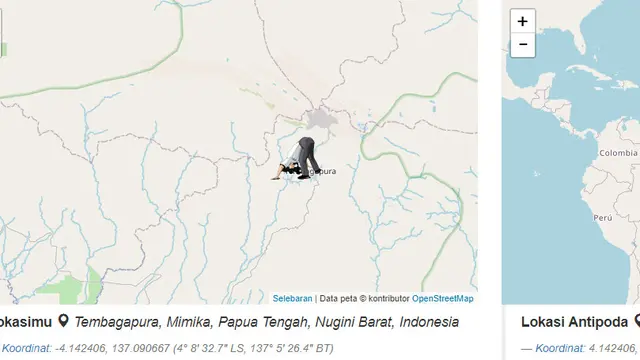 Ujung galian Bumi
