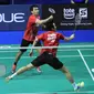 Ganda putra Indonesia Hendra Setiawan/Mohammad Ahsan tersingkir di semifinal OUE Singapore Open 2015  (Humas PP PBSI)