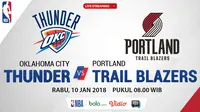 Oklahoma City Thunder Vs Portland Trail Blazers_2 (Bola.com/Adreanus Titus)