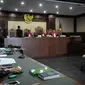 Suasana sidang pembacaan tuntutan oleh JPU dengan terdakwa Jessica Kumala Wongso di Pengadilan Negeri Jakarta Pusat, Rabu (5/10). (Liputan6.com/Helmi Afandi)