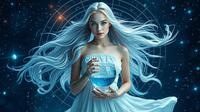 kepribadian zodiak aquarius ©Ilustrasi dibuat AI