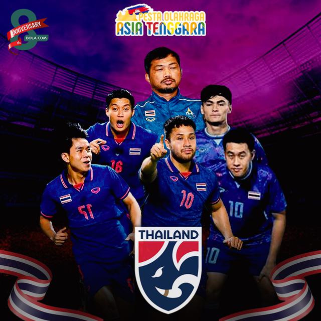 SEA Games - Ilustrasi Timnas Thailand di SEA Games 2023