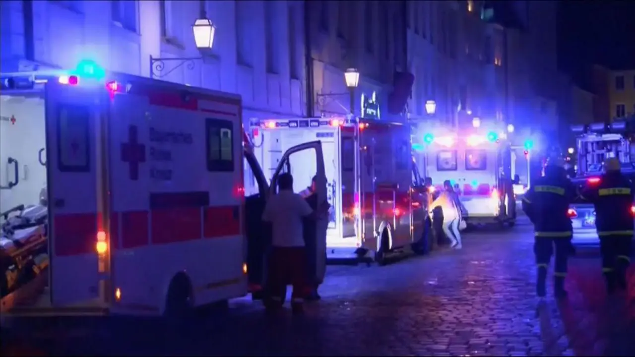 Ledakan terjadi di sebuah bar di Ansbach, Jerman, dan mengakibatkan satu orang tewas