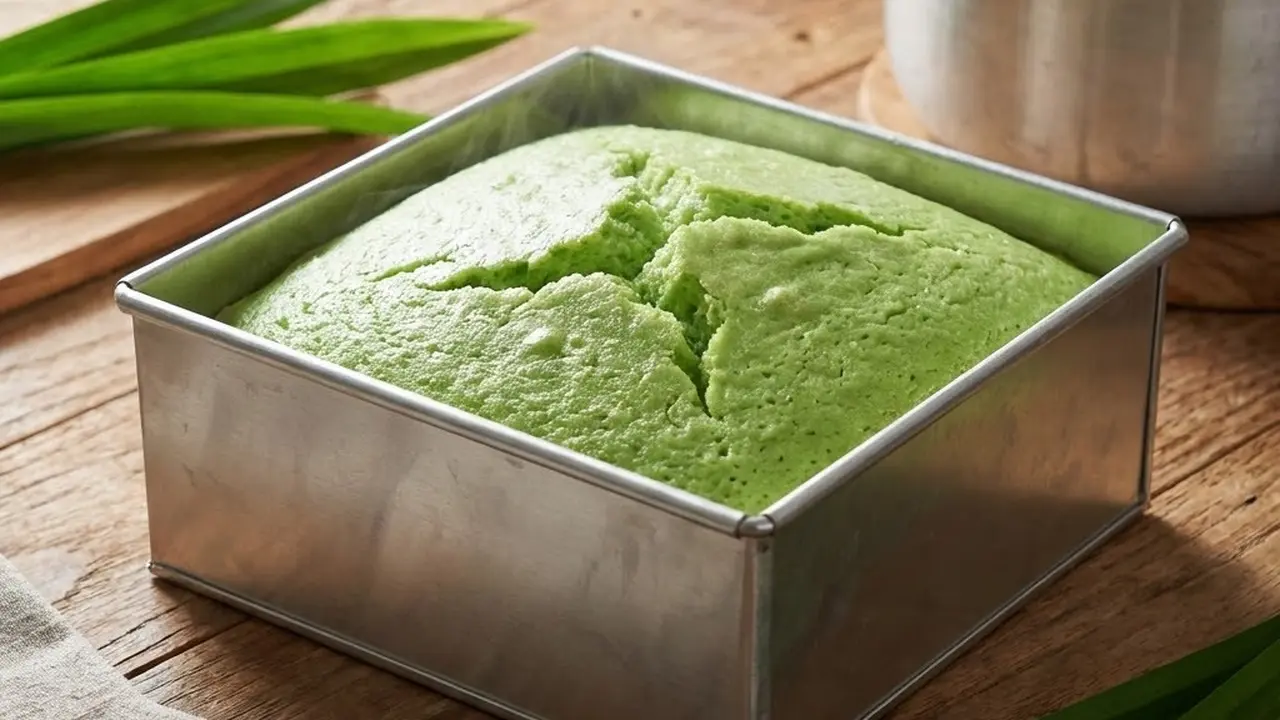 Bolu Kukus Pandan Takaran Sendok Tanpa Telur