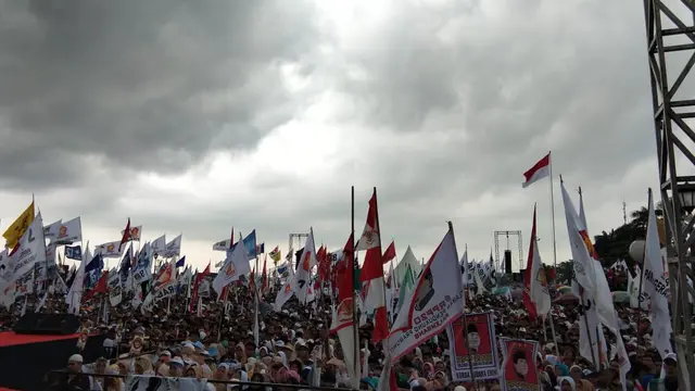 Kampanye di Palembang, Prabowo Subianto : Saya Sumpek di Jakarta
