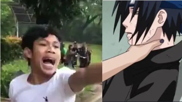 meme pria ngamuk saat ditilang