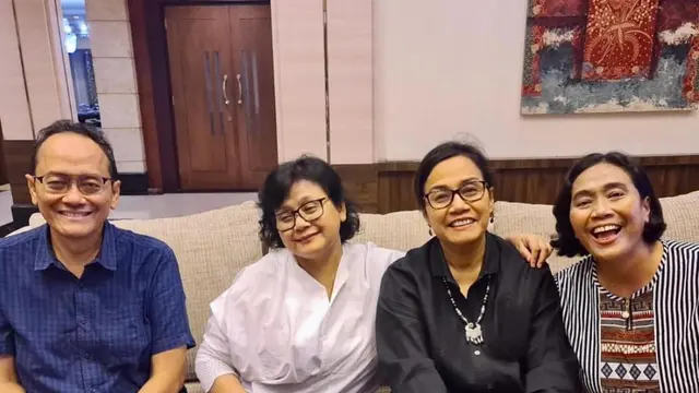 Potret Sri Mulyani bersama kakak dan adiknya (Sumber: Instagram/smindrawati)