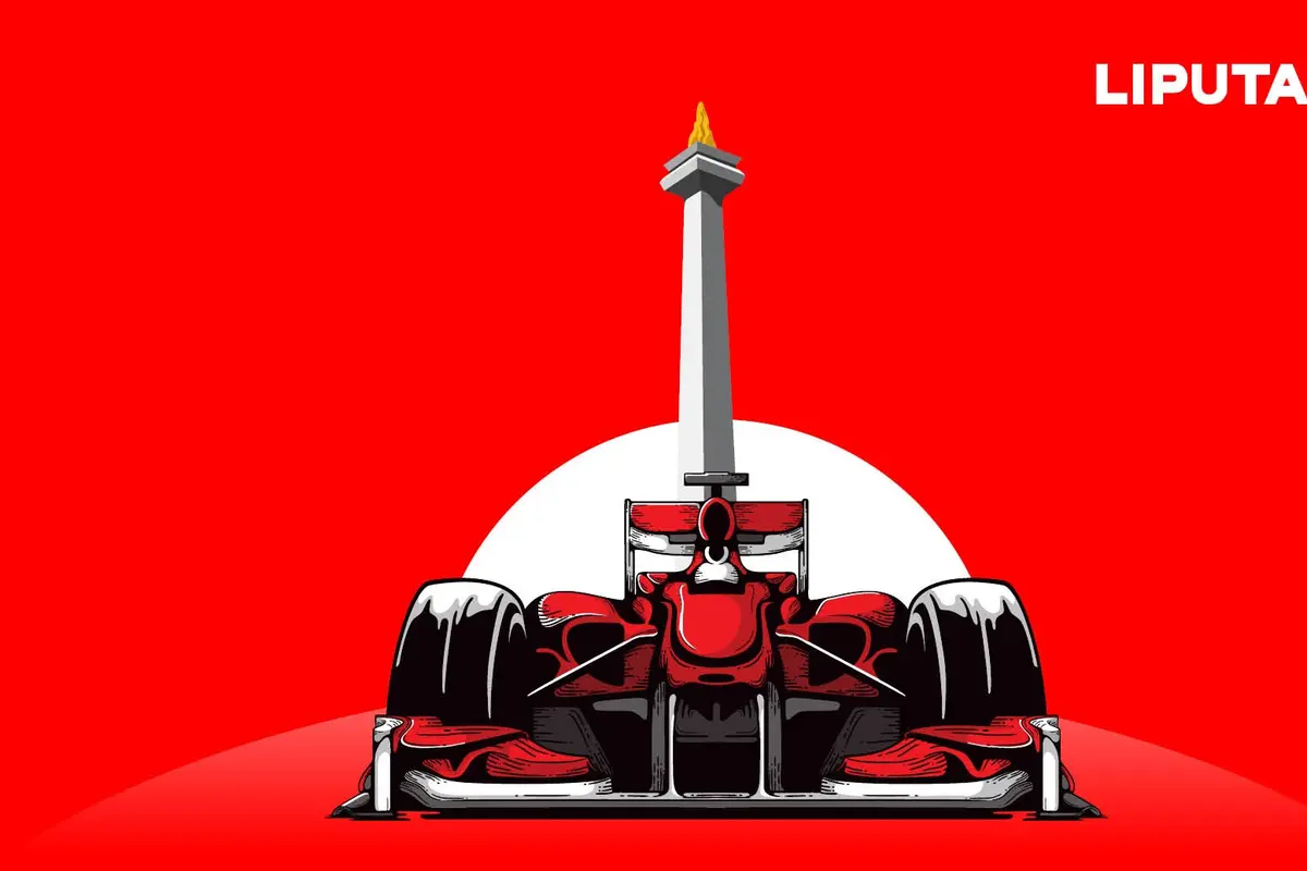 Banner Infografis Sirkuit Formula E Dilarang di Monas. (Liputan6.com/Abdillah)