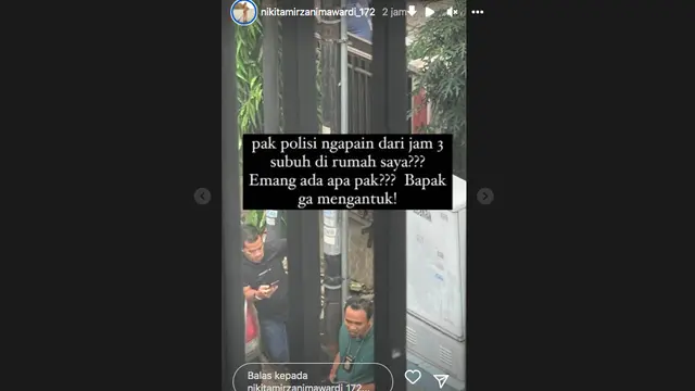 Kediaman Nikita Mirzani Didatangi Polisi Sejak Subuh.