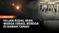 Hujan Rudal Iran, Warga Israel Berdoa di Bawah Tanah