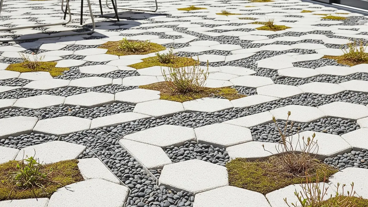 Kombinasi Paving Block untuk Area Teras yang Mengurangi Panas Berlebih (Image by Gemini AI)