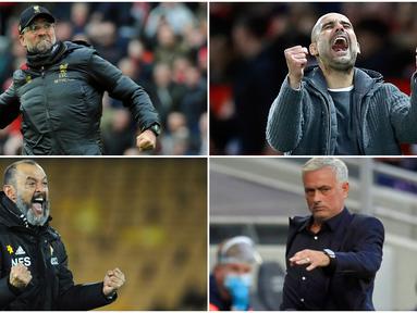 Berikut ini ragam reaksi pelatih di Liga Inggris yang kerap tampil ekspresif dari pinggir lapangan.