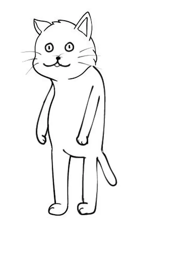 8 Kreasi Netizen saat Selesaikan Gambar Kucing Ini Bikin Tepuk Jidat