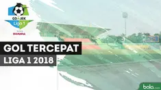 Bek Persija Jakarta, Vava Mario Yagalo mencetak gol tercepat di Liga 1 2018 saat menghadapi PS Tira.