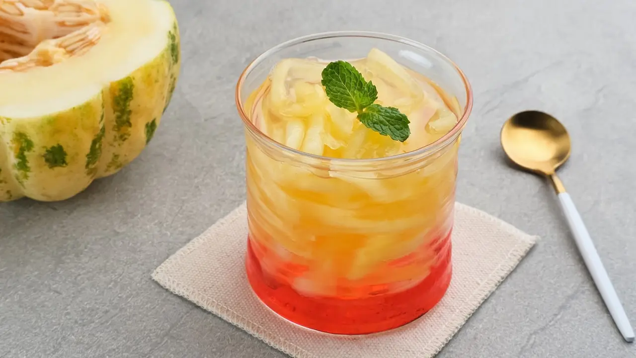 resep es buah blewah minuman