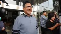 Ketua DPRD Jawa Timur, Abdul Halim Iskandar meninggalkan Gedung KPK seusai memenuhi panggilan penyidik di Jakarta, Selasa (31/7). Ini kali kedua Halim dipanggil penyidik setelah sebelumnya tak bisa hadir karena sakit. (Merdeka.com/Dwi Narwoko)