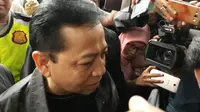 Terpidana kasus e-KTP, Setya Novanto, saat tiba di Lapas Sukamiskin, Bandung. (Liputan6.com/Aditya Prakasa)
