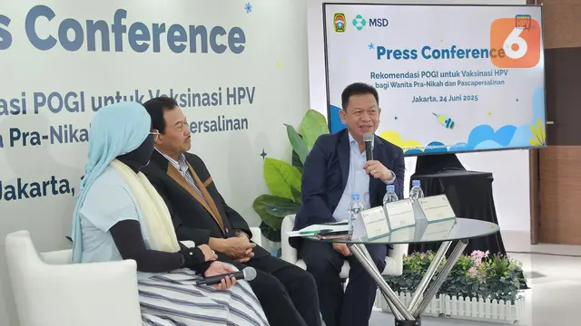 Ketua Kelompok Kerja Eliminasi Kanker Serviks POGI,  Dr. dr. Fitriyadi Kusuma, Sp.OG(K) (Foto: Aditya Eka Prawira/Liputan6.com)