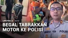 Penyergapan dua begal di Ciputat, Tangerang Selatan, Banten, berlangsung menegangkan. Bak adegan film, kedua pelaku nekat menabrakkan motor ke arah polisi. Sementara di Bengkulu, tangis histeris keluarga mewarnai penangkapan begal motor yang masih re...