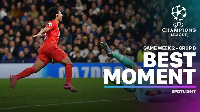 Berita video momen-momen terbaik yang terjadi pada matchday 2 di Grup B Liga Champions 2019-2020.