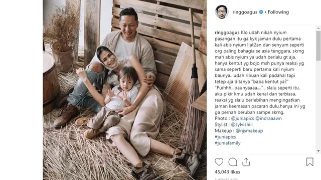 Ringgo Agus Rahman (Foto: Instagram)