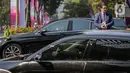 Sejumlah delegasi mulai berdatangan untuk menghadiri pembukaan KTT ke-43 ASEAN di Jakarta Convention Center (JCC), Senayan, Selasa (5/9/2023). (Liputan6.com/Faizal Fanani)