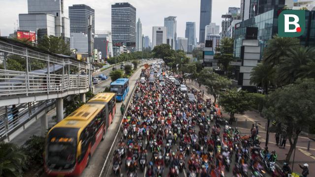 Konvoi Juara Persija Jakarta