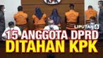 15 orang anggota DPRD Kabupaten Muara Enim, Sumatera Selatan menjadi tersangka kasus suap proyek APBD. Masing-masing anggota diduga menerima fee dari total proyek milyaran Rupiah.