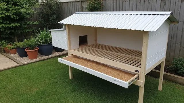 Desain Kandang Ayam di Halaman Rumah Sempit Tanpa Bau