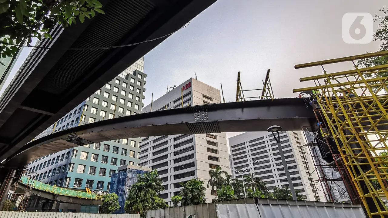 Pembangunan JPO Berintegrasi Jalur Sepeda
