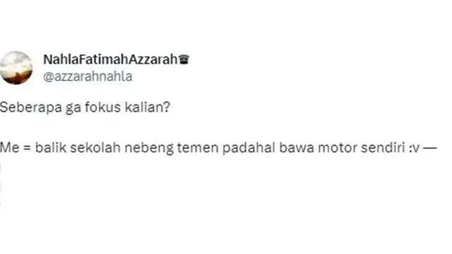 8 Curhatan Netizen saat Ditanya Seberapa Enggak Fokus Ini Bikin Geleng Kepala
