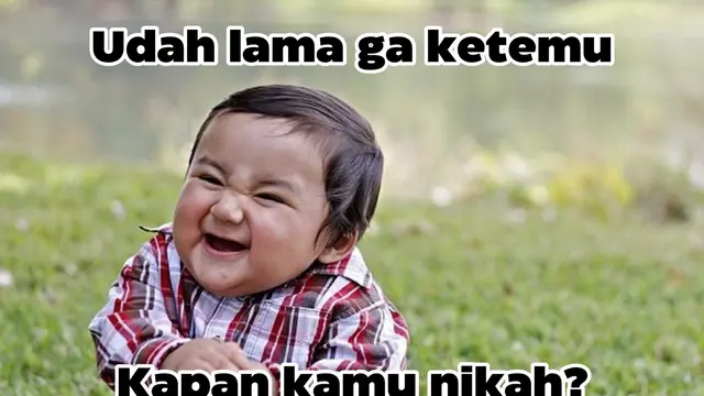 7 Meme Pertanyaan Klasik Saat Lebaran Ini Bikin Orang Kena Mental