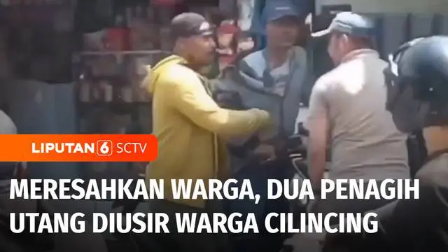 VIDEO: Meresahkan Warga, Dua Penagih Utang Diusir Pengurus RW di Cilincing