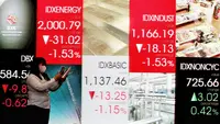 Pekerja melintasi layar pergerakan saham Bursa Efek Indonesia di Jakarta, Rabu (3/5/2023). Indeks Harga Saham Gabungan (IHSG) ditutup melemah 50,58 poin atau 0,74 persen ke 6.812,72 pada akhir perdagangan. (Liputan6.com/Angga Yuniar)