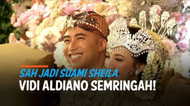 Vidi Aldiano langsungkan pernikahan dengan Sheila Dara hari Sabtu (15/1) di Jakarta. Vidi berikan mas kawain uang tunai dolar Amerika dan Poundsterling.