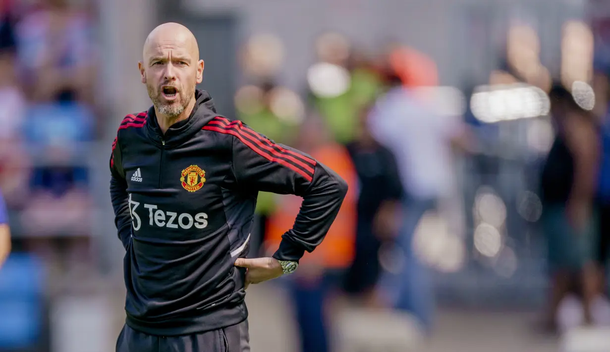 Dan ini merupakan kekalahan perdana MU di bawah asuhan Erik Ten Hag dalam laga pramusim. (AP/NTB Scanpix/Stian Lysberg Solum)