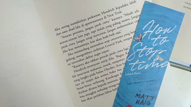 How to Stop Time novel