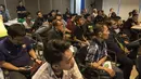 Sejumlah pecinta sepak bola tanah air menghadiri diskusi Bincang Taktik di Kantor Bola.com, Jakarta, Rabu (16/11/2016). (Bola.com/Vitalis Yogi Trisna)